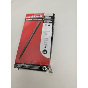 uni -ball Black ink 12 pens